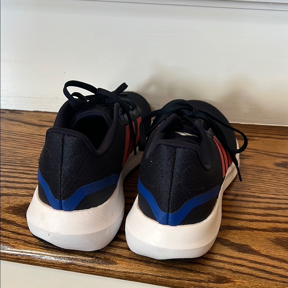 Adidas Men's Navy Blue and Red Running Sneakers - Picture 5 of 9